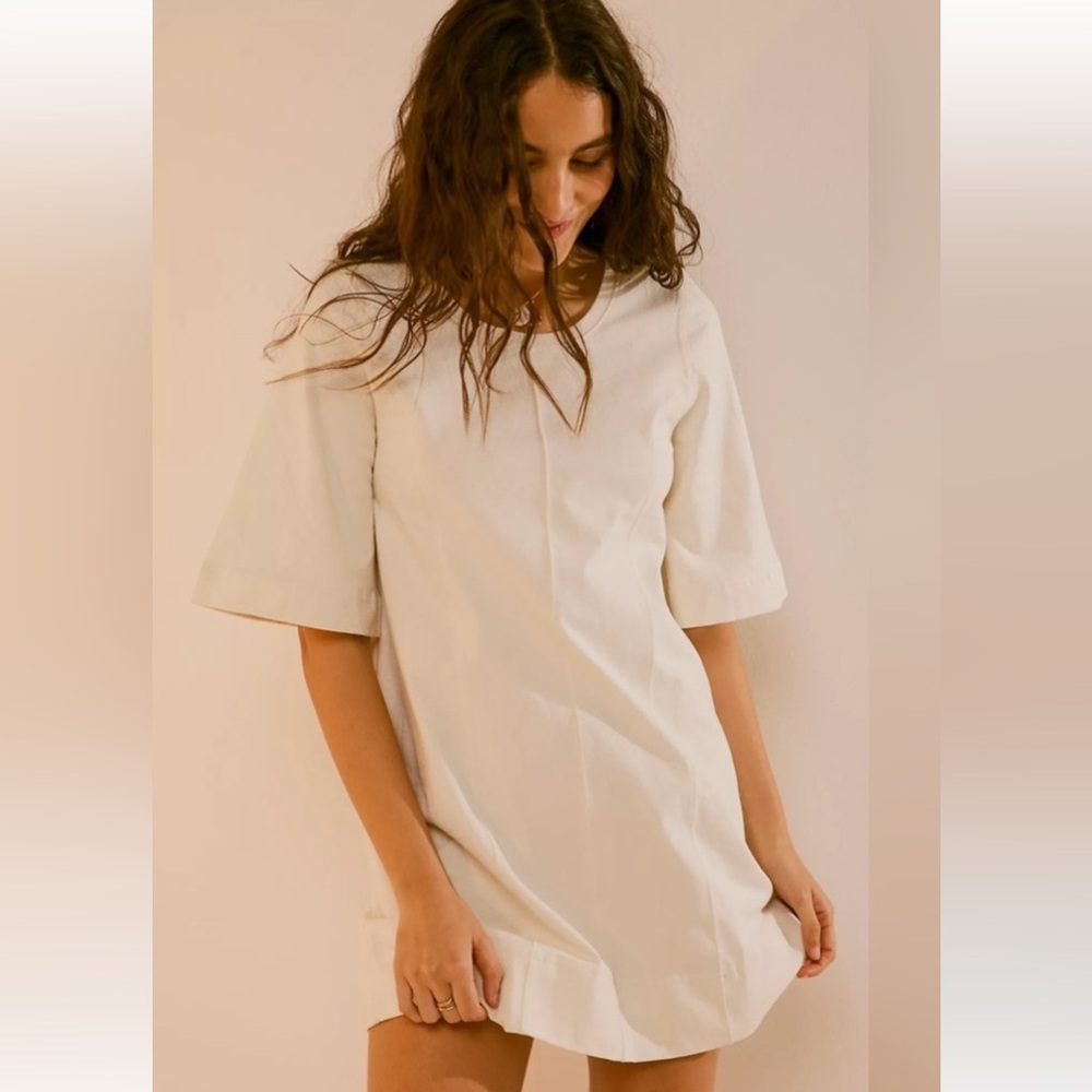 Free People Beach Portia Mini In Tofu in Size Medium (some flawed)